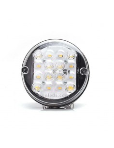 Feu de recul LED Rond Transparent 24V de Was | leonleds 2