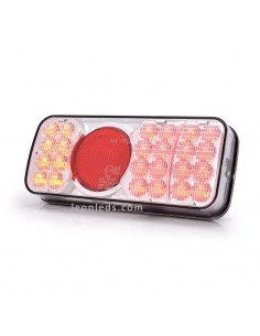 Feu Arrière LED 4 Fonctions Tulipe Blanc 12-24V était pas cher | Éclairage LeonLeds