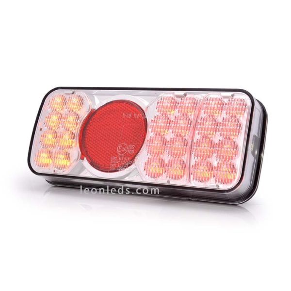 Piloto Trasero LED 4 Funciones Tulipa Blanca 12-24V de was barato | LeonLeds Iluminación