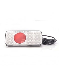 Piloto Trasero LED 4 Funciones Tulipa Blanca 12-24V de was barato | LeonLeds Iluminación 2