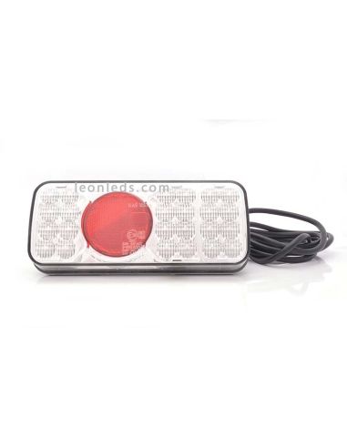 Piloto Trasero LED 4 Funciones Tulipa Blanca 12-24V de was barato | LeonLeds Iluminación