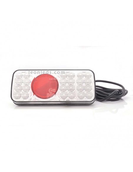 Piloto Trasero LED 4 Funciones Tulipa Blanca 12-24V de was barato | LeonLeds Iluminación