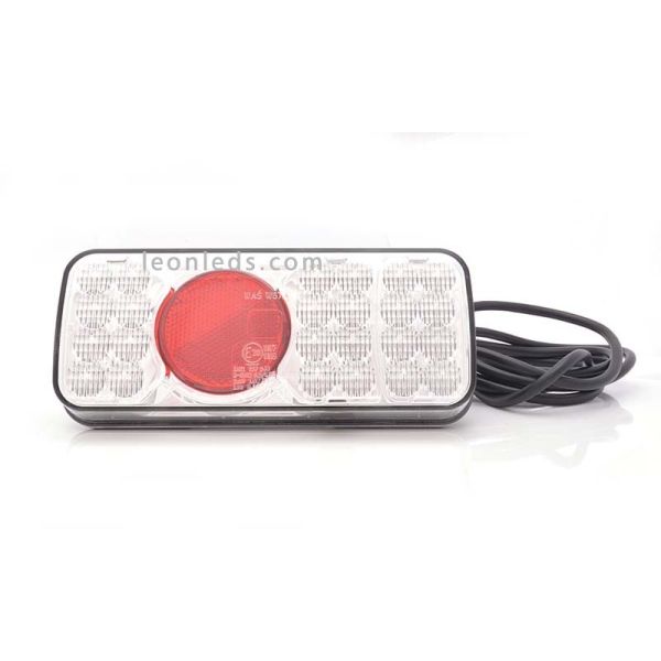 Piloto Trasero LED 4 Funciones Tulipa Blanca 12-24V de was barato | LeonLeds Iluminación