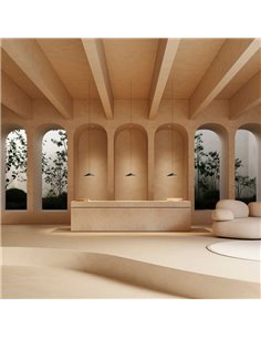 Lámpara colgante 2 Metros DUNE 35 WIRE TRIMLESS - DALI/Recorte de Fase, 2700K/3000K 2