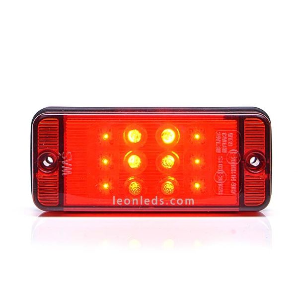 Tercera Luz de Freno Roja Led Rectangular 12V/24V homologada | LeonLeds