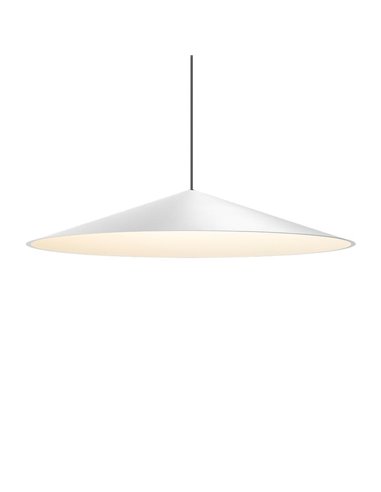 Lâmpada de suspensão embutida 3 Metros, DUNE 55, com abajur cônico - 2700K/3000K, DALI/Phase Trim