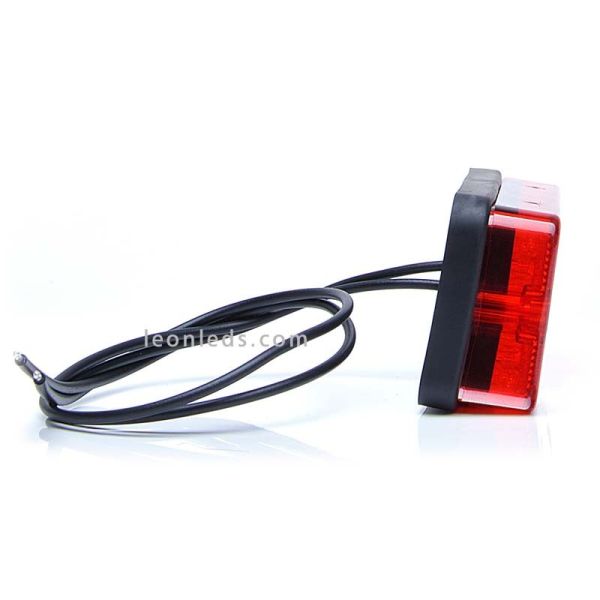 Tercera Luz de Freno Roja Led Rectangular 12V/24V homologada | LeonLeds
