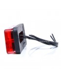 Tercera Luz de Freno Roja Led Rectangular 12V/24V homologada | LeonLeds