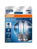 Lâmpadas D2S Cool Blue Intense Nex Generation luz branca aparência LED 6.200K + 150% mais luz Embalagem Duo Osram 66240CBN