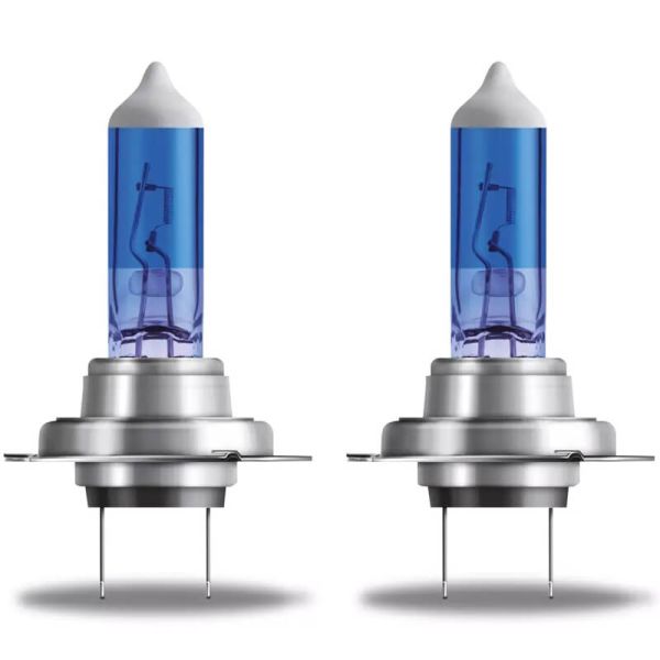 Pack Bombillas H7 Luz Muy Blanca 12V +50% 5500K Cool Blue Boost 80W 62210CBB-2HB Osram