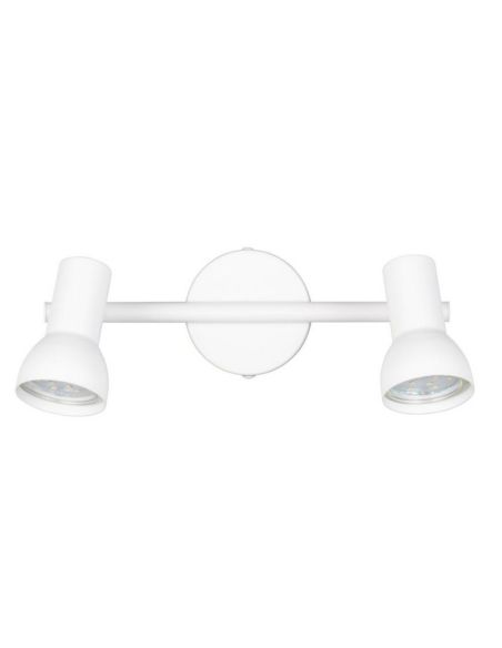 Regleta de Techo 2 Focos Orientables CANTAR Blanco | LeonLeds