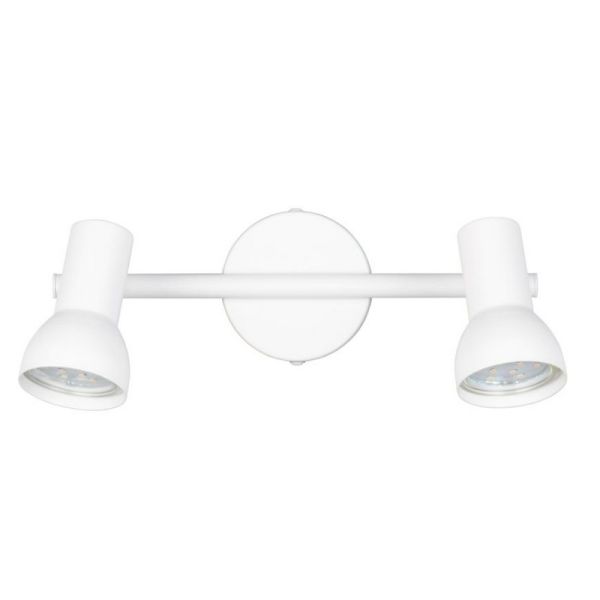 Bande de Plafond 2 Spots Orientables CANTAR Blanc | LéonLeds