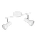 Regleta de Techo 2 Focos Orientables CANTAR Blanco | LeonLeds