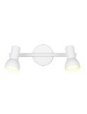 Regleta de Techo 2 Focos Orientables CANTAR Blanco | LeonLeds