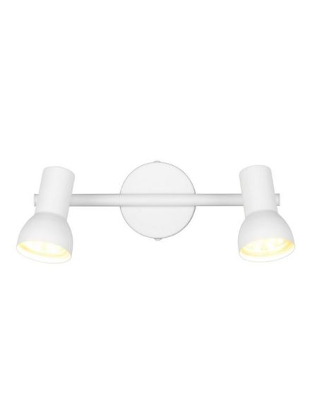 Regleta de Techo 2 Focos Orientables CANTAR Blanco | LeonLeds