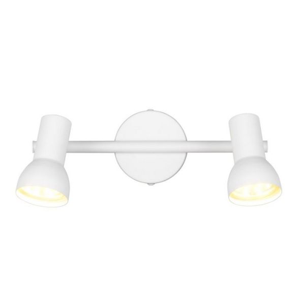 Regleta de Techo 2 Focos Orientables CANTAR Blanco | LeonLeds