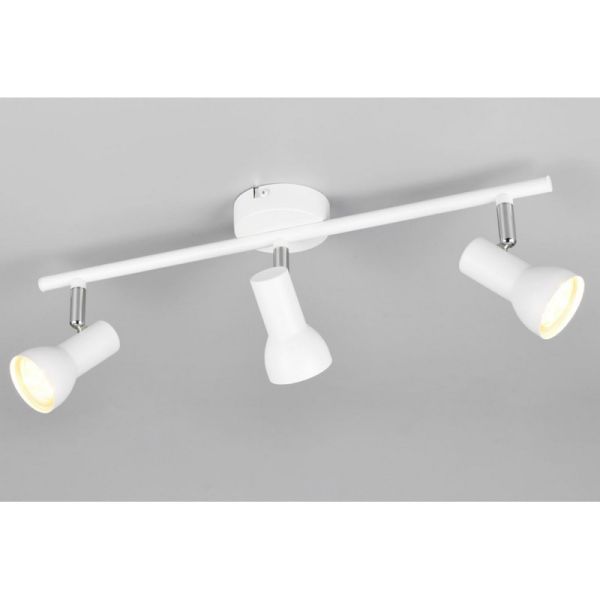 Bande de Plafond 3 Spots CANTAR Blanc | LéonLeds