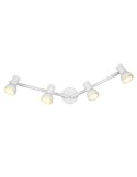 Regleta Techo 4 Focos Sencillo CANTAR Blanco | LeonLeds