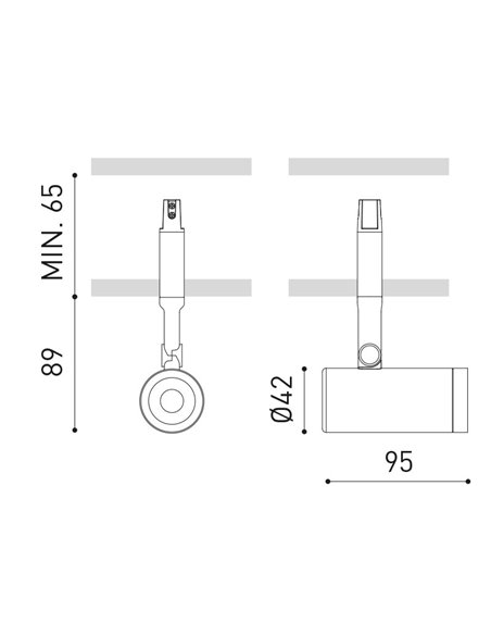 Spot magnético embutido 20º, MAGNETIC 24V COCO SPOT 2700K/3000K/4000K