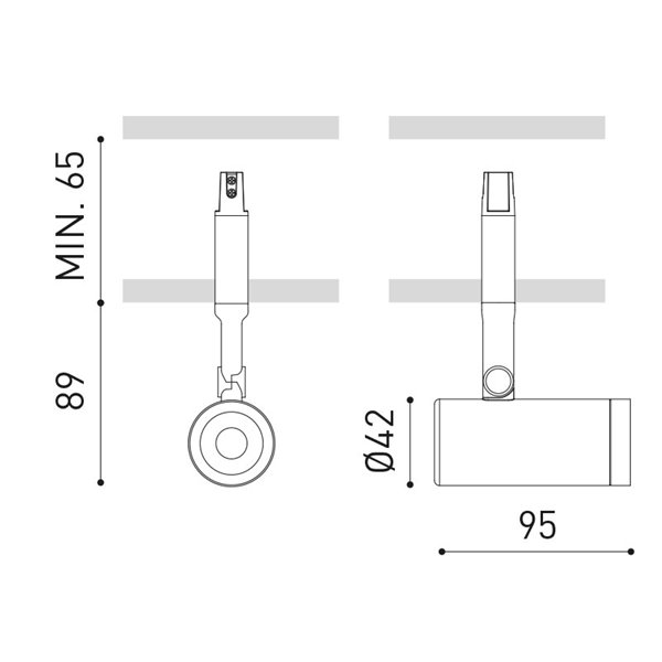 Foco magnético Empotrable 48º, MAGNETIC 24V COCO FLOOD 2700K/3000K/4000K