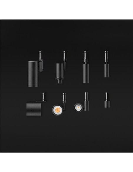 Spot encastrable magnétique court 18º, MAGNETIC 24V FLIP SPOT, 6W 2700K/3000K/4000K