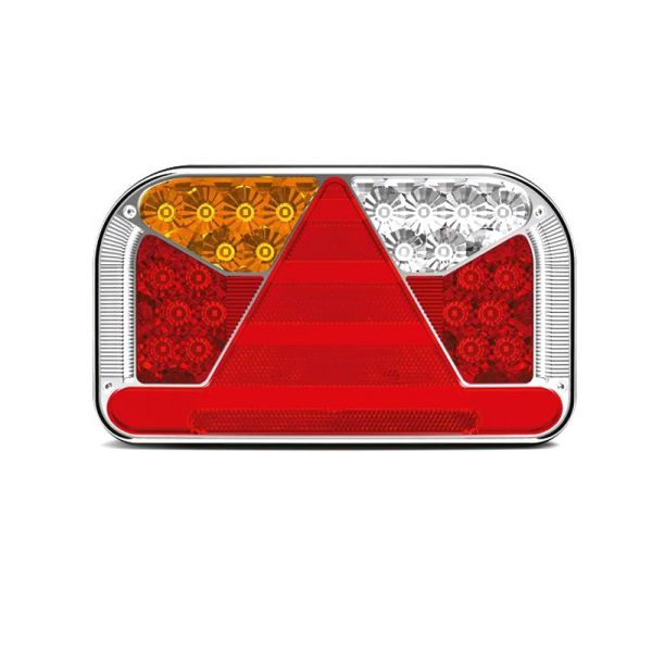 Piloto Trasero Fristom LED 7 Funciones Triangulo 12/24V  Fristom FT170 Camión Remolque Agrícola| LeonLeds Iluminación