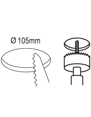 Diámetro Downlight LED Negro Empotrable Diámetro de corte 10,5Cm Fueva 5 - 5,5W, 650Lm, IP20 99143