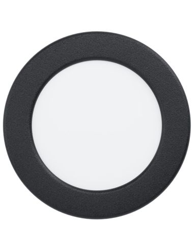 Spot LED encastré noir, diamètre 10,5 cm, Fueva 5 - 5,5 W, 650 lm, IP20 99143