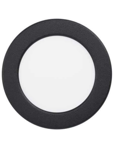 Spot LED encastré noir, diamètre 10,5 cm, Fueva 5 - 5,5 W, 650 lm, IP20 99143