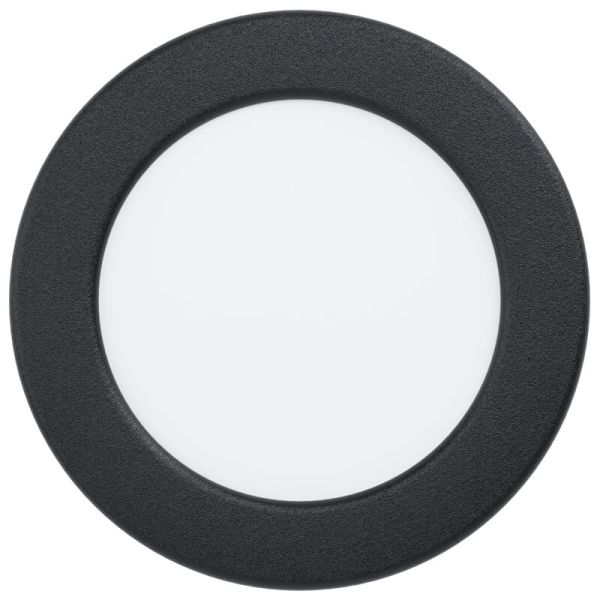 Downlight LED preto com recorte embutido, diâmetro 10,5 cm Fueva 5 - 5,5 W, 650 Lm, IP20 99143