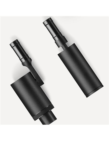 Conector empotrable de MAGNETIC 24V, blanco y negro