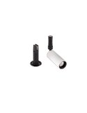 Conector empotrable de MAGNETIC 24V, blanco y negro