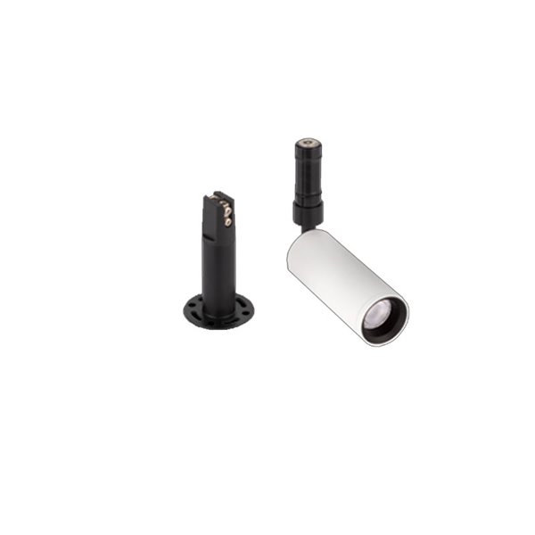 Conector empotrable de MAGNETIC 24V, blanco y negro