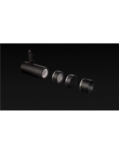 Foco LED de carril 12º COCO 48V SUPER SPOT, 6W 750Lm, DIM DALI/DIM ON BOARD, 2700K3000K/4000K