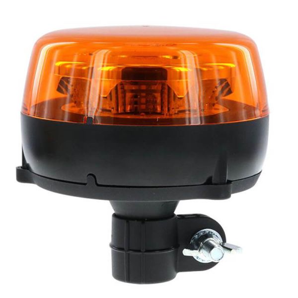 💡Rotativo LED Flexible Luz Rotable Ambar con Soporte DIN14620B 9V-32V Atlas Beacon Flexible Original Claas 212420 | LeonLeds
