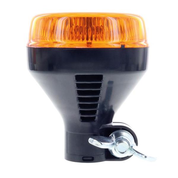 💡 Rotativo LED Mini ATLASSINO – Compacto y Económico con Fijación DIN y Luz Flash Ámbar DIN 14620 10-30 VDC