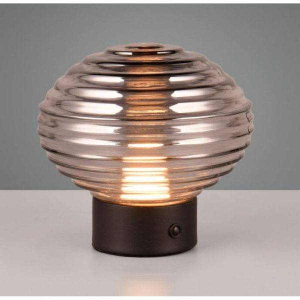 Candeeiro de Mesa LED EARL Vidro...