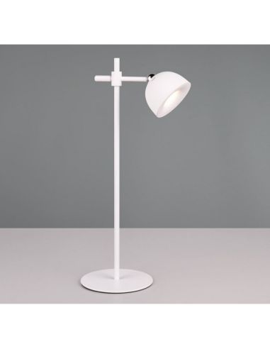 Lámpara Sobremesa LED Recargable MAXIMA Altura Ajustable 3000K | LeonLeds