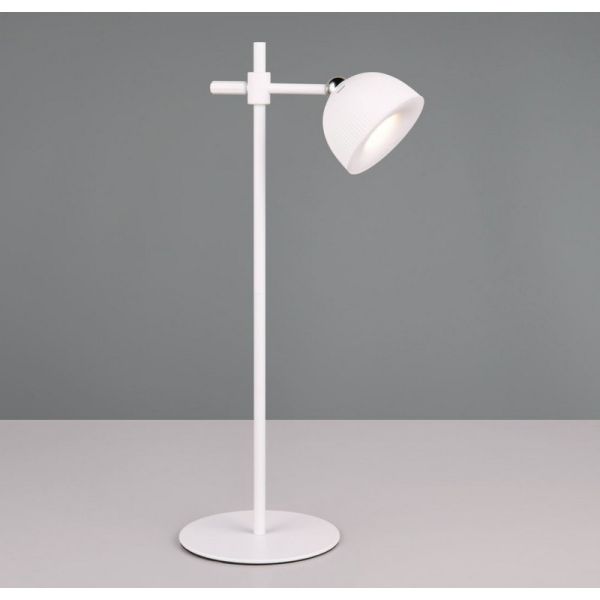 Lámpara Sobremesa LED Recargable MAXIMA Altura Ajustable 3000K | LeonLeds