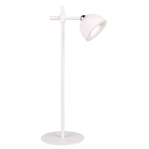 Lámpara Sobremesa LED Recargable MAXIMA Altura Ajustable 3000K | LeonLeds