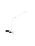 Flexo LED con Pinza NEVADA Blanco Ajustable y Regulable 600lm | LeonLeds