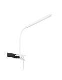 Flexo LED con Pinza NEVADA Blanco Ajustable y Regulable 600lm | LeonLeds