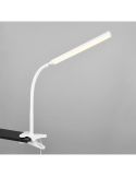 Flexo LED con Pinza NEVADA Blanco Ajustable y Regulable 600lm | LeonLeds