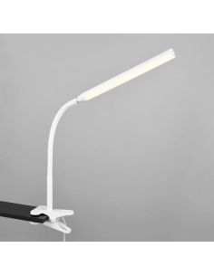 Flexo LED com Clip para leitura  NEVADA Branco Ajustável e Regulável 600lm | LeonLeds 2