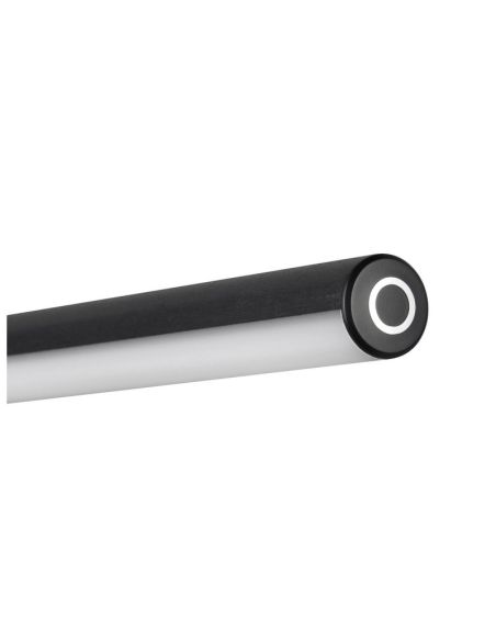 Flexo LED con Pinza NEVADA Negro Regulable y Táctil 600lm | LeonLeds