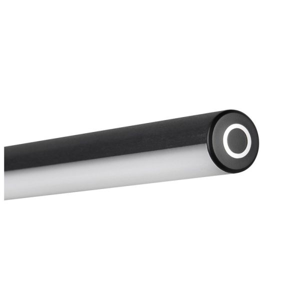 Flexo LED con Pinza NEVADA Negro Regulable y Táctil 600lm | LeonLeds