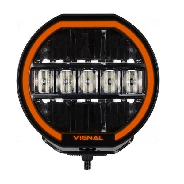 Faro LED Largo Alcance 7" Homologado Ambar, Posición y Largo Alcance Potente y Resistente para Vehículos Homologación A y HR R10