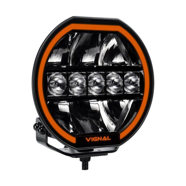 Faro LED Largo Alcance 7" Homologado Ambar, Posición y Largo Alcance Potente y Resistente para Vehículos Homologación A y HR R10