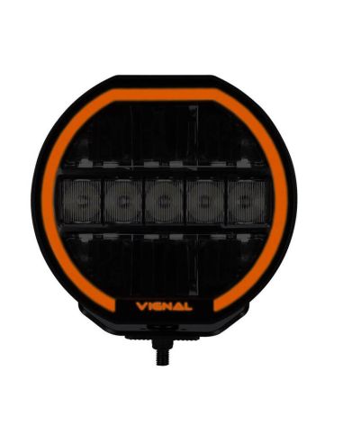 Faro LED Largo Alcance 7" Homologado Ambar, Posición y Largo Alcance Potente y Resistente para Vehículos Homologación A y HR R10