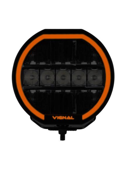 Faro LED Largo Alcance 7" Homologado Ambar, Posición y Largo Alcance Potente y Resistente para Vehículos Homologación A y HR R10